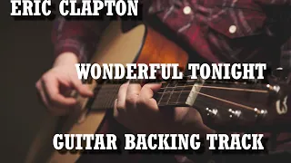 Eric Clapton // Wonderful Tonight // Guitar Backing Track // Standard Tuning