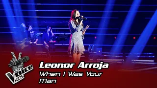 Leonor Arroja - "When I Was Your Man" | Prova Cega | The Voice Kids