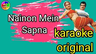naino mein sapna karaoke with Hindi lyrics (movie) Himmatwala 1983 original karaoke