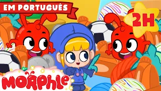 Maluquice com vários Morphles | 2 HORAS de Morphle em Português | Desenhos Animados para Crianças