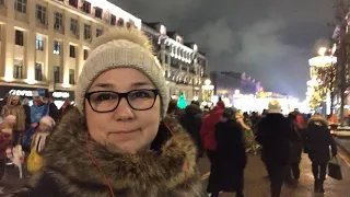 НОВОГОДНЯЯ НОЧЬ в Москве ТВЕРСКАЯ Новый Год 2019.