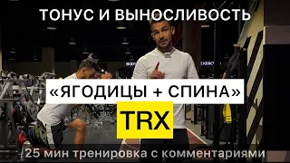 Тренировка "Ягодицы + Спина" в петлях TRX