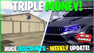 TRIPLE MONEY, DISCOUNTS, FREE CAR IN SALVAGE YARD & LIMITED TIME CARS - GTA ONLINE WEEKLY UPDATE!