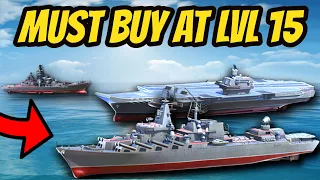 Best Lvl 15 Ships That You Must Buy In Modern Warships