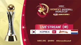 Korea v Netherlands - Women’s Baseball World Cup 2018
