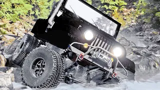 Jeep Rock Crawling in SnowRunner!