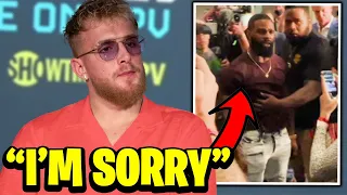 Jake Paul Reacts To Tyron Woodley Fight At Press Conference