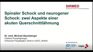 Webinar – Spinaler Schock und neurogener Schock: Zwei Aspekte einer akuten Querschnittlähmung
