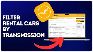 How to filter rental cars by transmission type on Lufthansa Airlines?