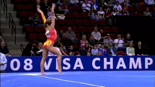 Shawn Johnson - Floor Exercise - 2008 Visa Championships - Day 1