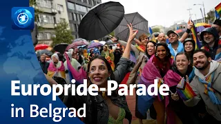 Europride-Parade in Belgrad trotz Widerstand