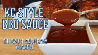 KC Style BBQ Sauce | Sweet Smoky and Spicy Barbecue Sauce | Homemade BBQ Sauce | Easy Barbecue Sauce
