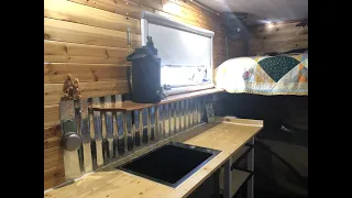 Off-road Cargo Trailer converted to Cabin -- Sink & Counter Tops