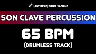 65 bpm Son Clave Percussion Drumless Track
