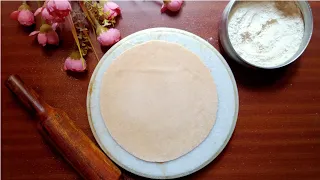 How to make perfect round roti with subtitles |