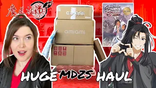 ❤️My HUGE Mo Dao Zu Shi MDZS HAUL🖤 spending all my money on pretty ancient Chinese boy lovin ! 🌈🐰