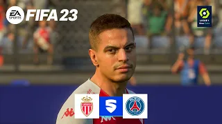 AS Monaco vs PSG | Virtual Prediction | FIFA 23 Next Gen Gameplay
