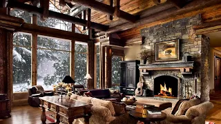 HD Christmas Screensaver   Snow falling, Fire crackling sound, Cosy, Let it snow   2 hours 30 mins