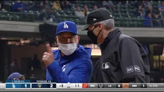 Angel Hernandez Ejects Dave Roberts