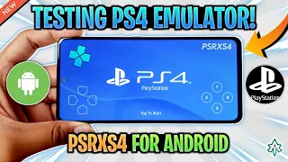 🔥 TESTING PS4 EMULATOR FOR ANDROID | PSRXS4 EMULATOR? | IS IT REAL?