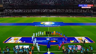 نهائي الأرجنتين ضد الولايات المتحدة الأمريكية 2024-كأس أمريكا مباراة كاملة جميع الأهداف - eFootball