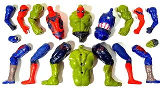 AVENGERS TOYS ASSEMBLE HULK SMASH, SPIDER-MAN, CAPTAIN AMERICA SUPERHERO