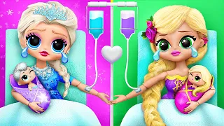 Rapunzel e Elsa no Hospital! 30 LOL OMG Faca Voce Mesmo