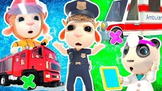 Rescue Team Episodes | Doctor Panda, Dolly Firefighter and Police Officer | Cartoon Kids & Stories
