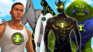 FRANKLIN Became THE STRONGEST BEN 10 ALIENS In GTA 5 | GTA5 BEN 10 MOD