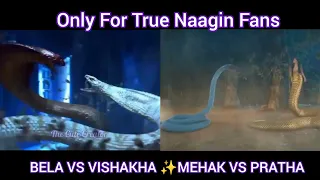 Pratha 🆚Mehak 🆚 Bela 🆚Vishakha / Naagin 3 🆚Naagin 6 // #surbhijyoti #mahekchahal  #tejaswiprakash 😍✨