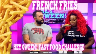 Fast Food Challenge- French Fries w/ Jonny and Lady Red Couture | Hey Qween