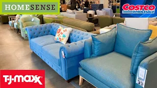 HOME SENSE COSTCO MARSHALLS FURNITURE CHAIRS TABLES SOFAS SHOP WITH ME SHOPPING STORE WALK THROUGH