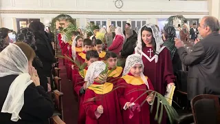 Palm Sunday at Mar Gewargis Cathedral Chicago March 24, 2024