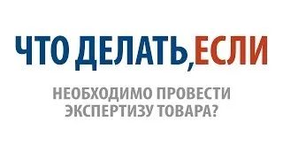 Что делать, если необходимо провести экспертизу товара?