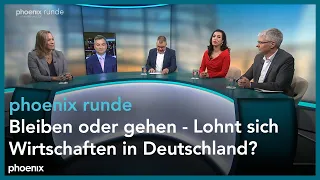 phoenixRunde: Bleiben oder gehen - Lohnt sich Wirtschaften in Deutschland?