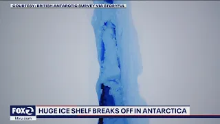 Iceberg roughly size of London breaks off in Antarctic