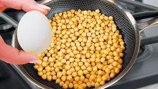 Chickpeas and eggs are better than meat! A protein-packed, simple and delicious recipe!