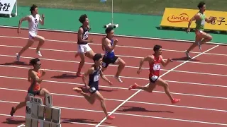 GPチャレンジレース 男子100m 吉岡スプリント出雲陸上2024