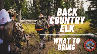 Backcountry Elk Hunting | Exo Mountain Gear | What To Bring