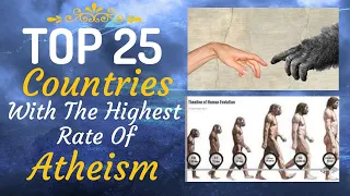 Top 25 Countries with the highest rate of Atheism