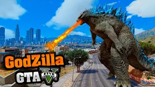 Как установить мод на ГОДЗИЛЛУ в ГТА 5 +Возможности! Установка и обзор мода Godzilla в GTA 5! Обзор!