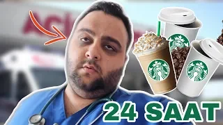 24 SAAT BOYUNCA SADECE STARBUCKS KAHVESİ İÇTİM!