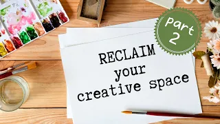 How to declutter craft supplies ⭐️ Reclaim your creative space