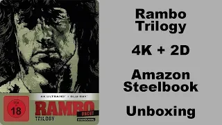 Rambo Trilogy 4K Ultra HD Steelbook Unboxing