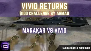 🔴 LIVE | Marakar vs ViViD | $100 Challenge by Ahmad | C&C Zero Hour