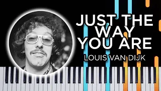 Louis Van Dijk - Just the Way You Are (Piano Tutorial)