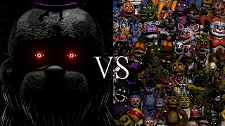 NIGHTMARE VS ALL OF FNAF