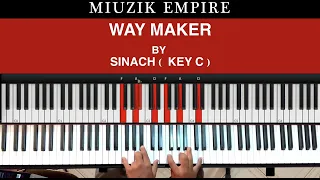 Learn How to play WAY MAKER (SINACH) by forming chords and substitutions with just one Melody