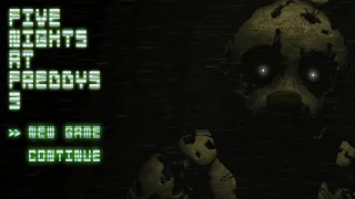 FNAF 3 Main Menu Animation (FANMADE)