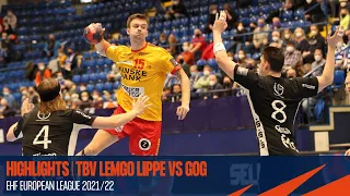 HIGHLIGHTS | TBV Lemgo Lippe vs GOG | Round 10 | EHF European League 2021/22